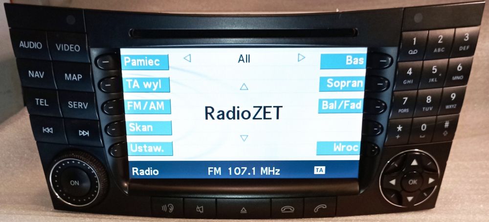 Radio Nawigacja Comand Mercedes W211 W219 CLSDVD MP3...