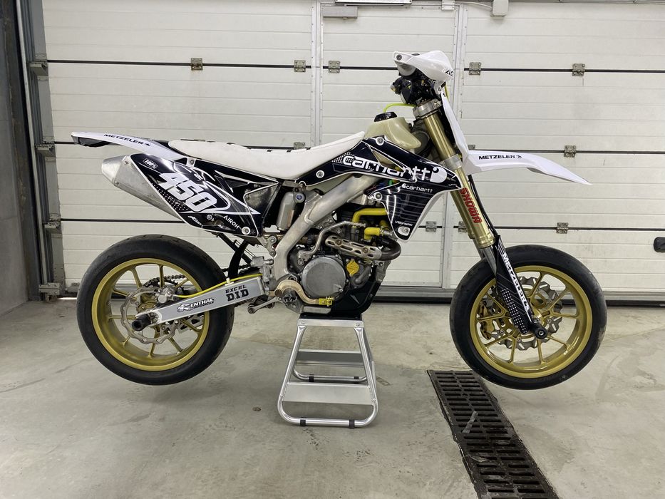 Suzuki RMX 450Z легкий мотард на доках, кастомна збірка 50 к.с.