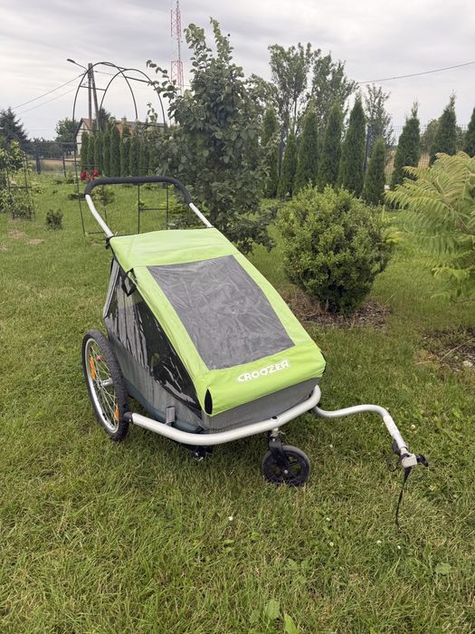 Przyczepa rowerowa dwuosobowa CROOSER kids for 2
