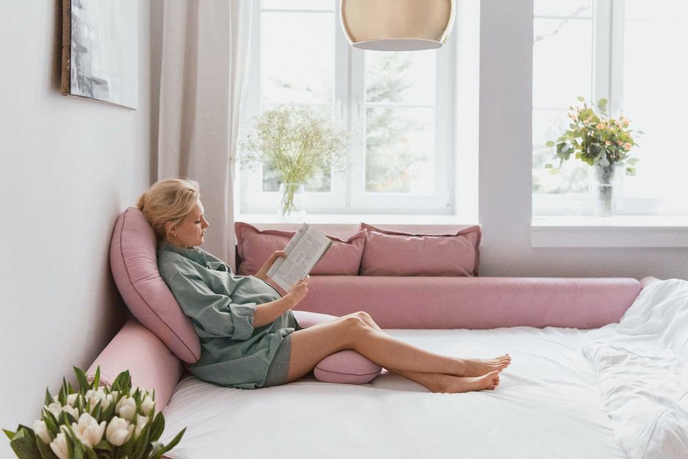 Almofada Gravidez Poofi - Sage Green