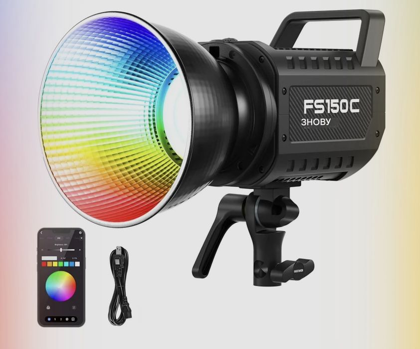 Світлодіодний відеосвіт Neewer FS150C 130W RGB LED Video Light