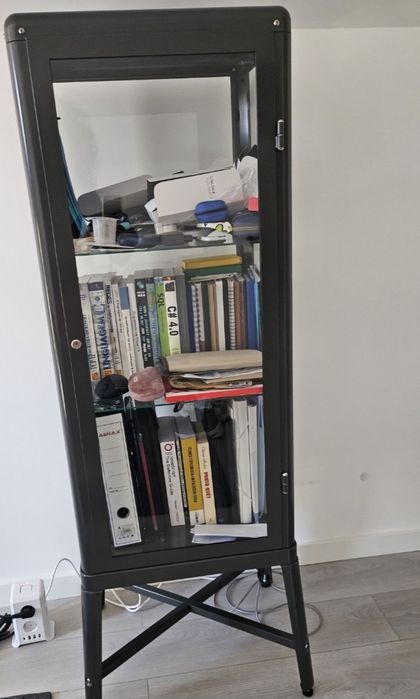 Vitrine ikea azul 150x40x50