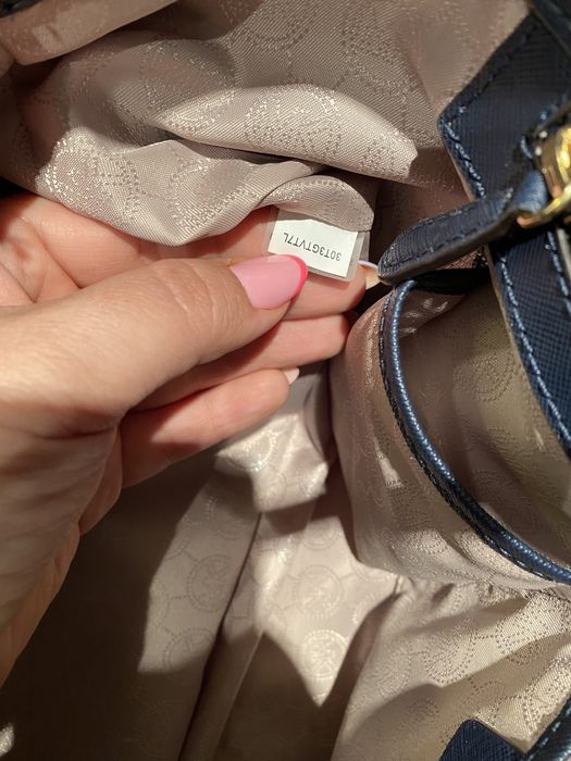 Torebka Michael Kors jet set marine niebieski granat