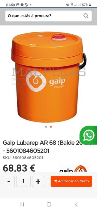 Varios óleos para hidráulicos motores e outros.  Vários lubrificantes