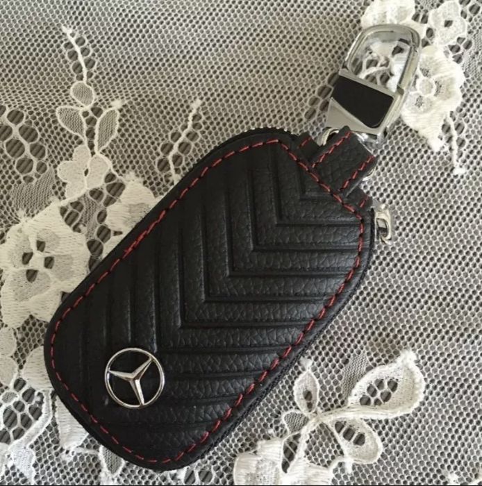 Porta Chaves Capa Mercedes Classe A-B-C-E-R-S Pele - LUXO
