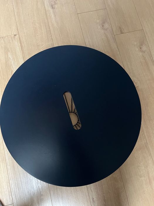 Stolik granatowy/ kosz Ikea Gratis organizer