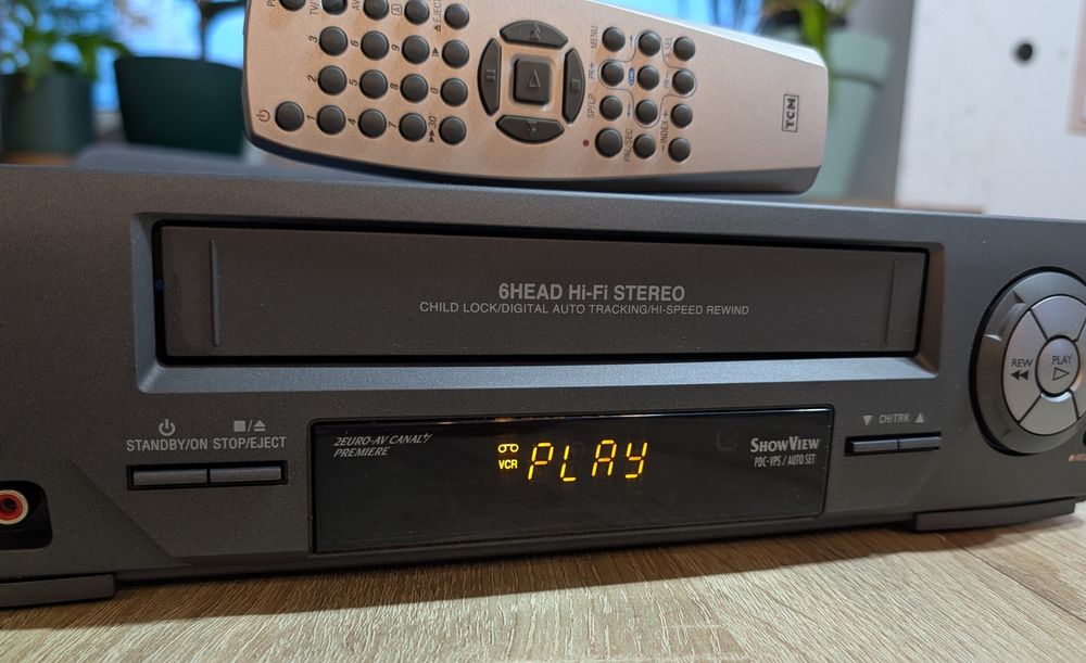 SilverCrest VCR 406 #Magnetowid VHS #6HD #Hi-Fi Stereo #DAT #Pilot ...
