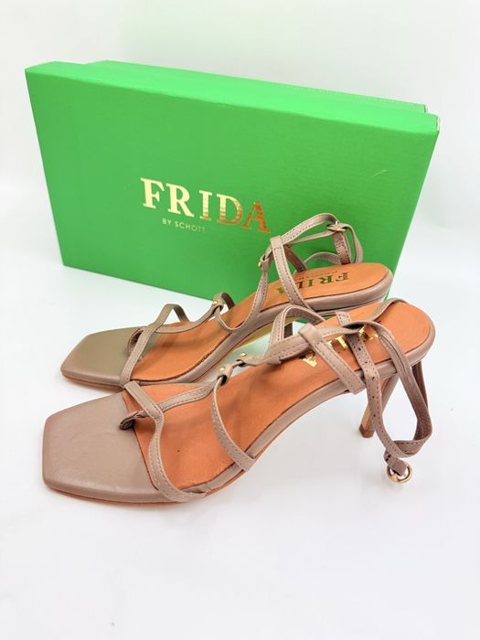Buty FRIDA by SCHOTT & BRINCK,ADELELIA sandały na obcasie R.37 FR64H