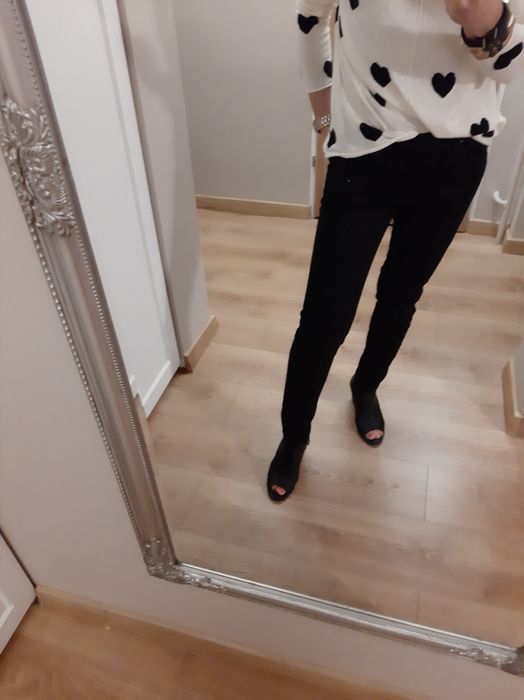 Mango spodnie rurki xs