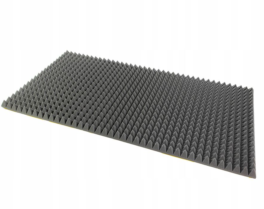 Piramida 8cm Pianka AKUSTYCZNA Mata GĄBKA z klejem 200x100cm 2m2