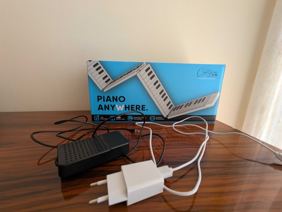 Piano portátil dobrável Carry-On 88 teclas – COMO NOVO
