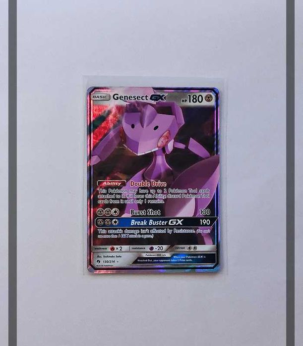Genesect Gx 130/214 LOT Pokemon ENG-NM