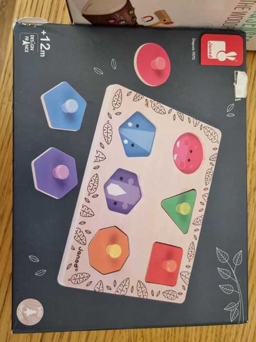 Djeco figury geometryczne układanka.. Montessori. Motoryka mała