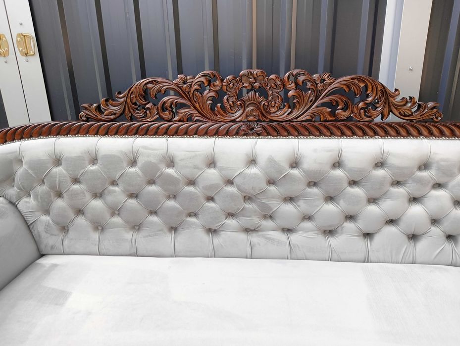 Kanapa sofa Biedermeier antyk po renowacji