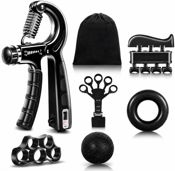 Kit Completo de Fortalecimento para Mãos, Dedos e Antebraços