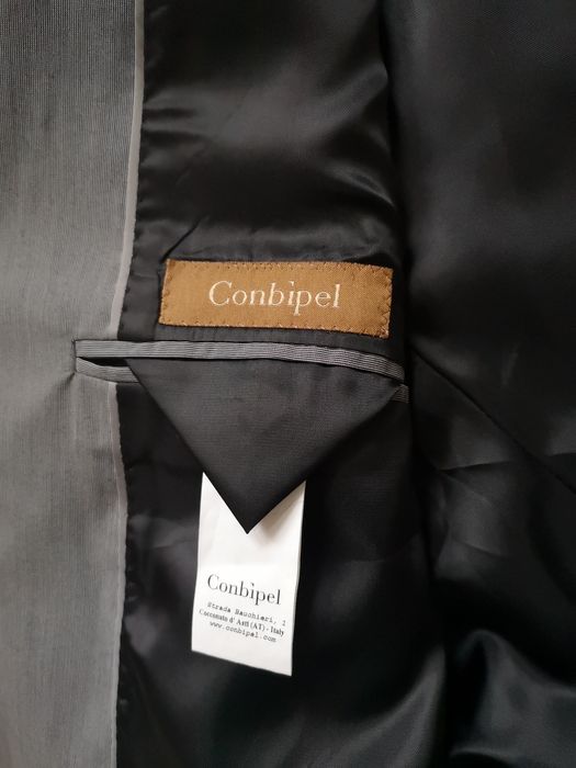 Szara marynarka męska - Conbipel: rozm.50