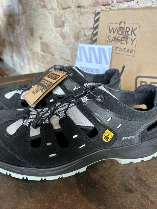 Sandały ochronne S1P ESD Non Metallic Bombis Lite szare 40