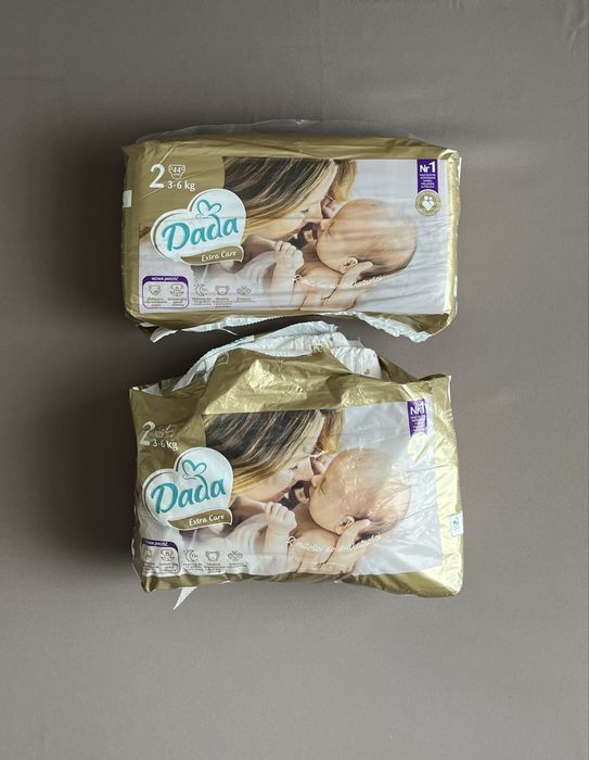 Pieluszki Dada Extra Care 2 Mini 3-6kg zestaw 77 sztuk