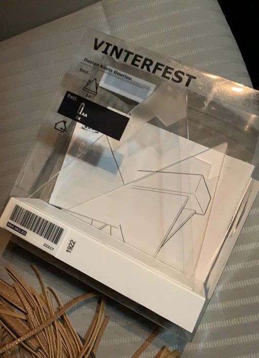 Vinterfest stojak na serwetki led ikea serwetnik święta