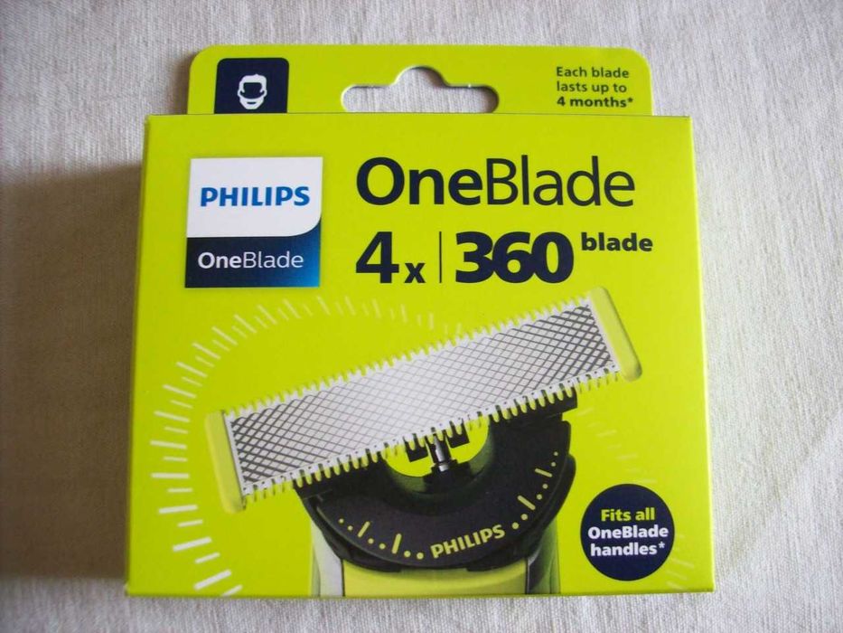 Nowe ostrza Philips One Blade 360 - 4 sztuki