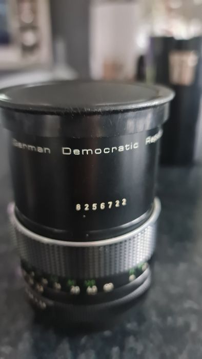 Aparat Zenit 12XP z dodatkowym obiektywem