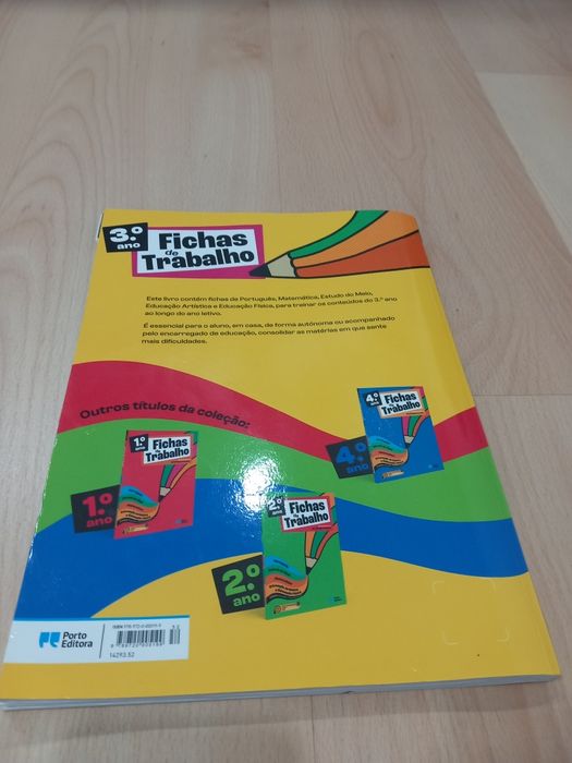 Livro de fichas de trabalho para o 3⁰ ano