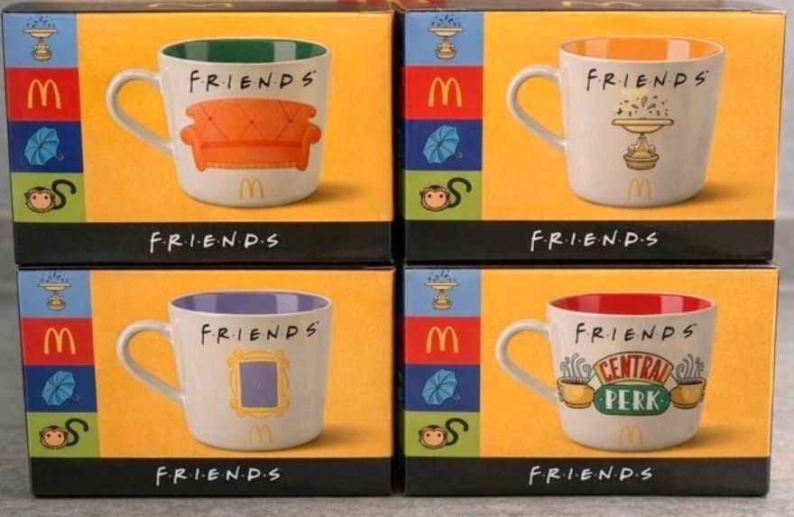 Чашки Macdonald's.Central Perk, Диван,ФОНТАН,Глазок.Оригинал!Новые!