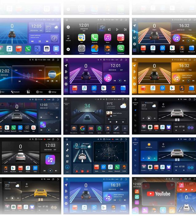 CarPlay Android Auto Radio DAB+ Opcja Bluetooth Android YouTube Yanosik USB GPS WiFi 4G MP3 MP4 DSP Mercedes C CLK CL W209 W203 System BOSE