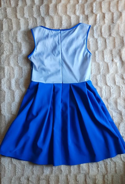 Сукня синя коктейльна