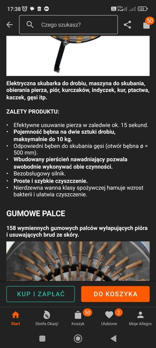 Bębnowa skubarka drobiu ZIPPER ZI-GRM 1650