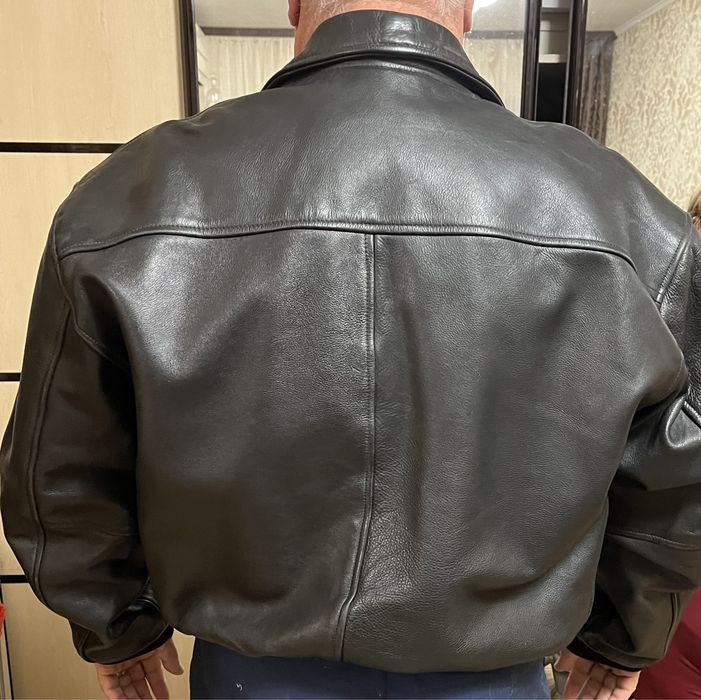 Кожаная куртка Инд.пошив 4-5XL