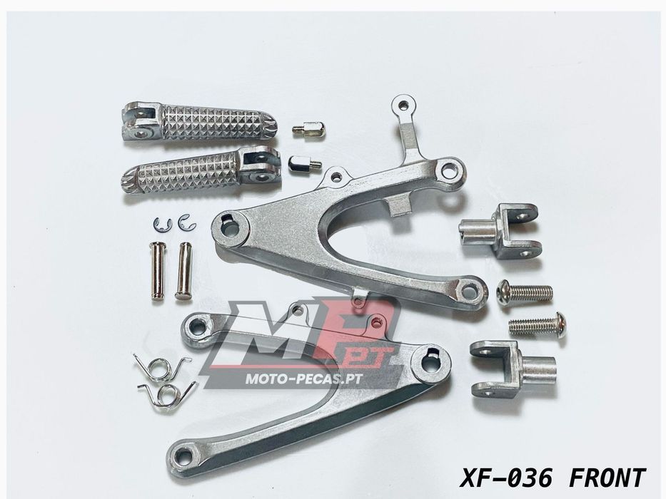 pousa pes completos dianteiros yamaha yzf r1 2004 - 2006