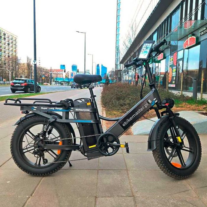 Rower elektryczny kurier wynajem/Оренда - Cargo 30kg, 280 km