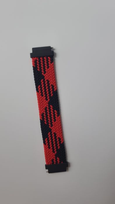 Pasek plecionego materiału 20 mm do zegarka Samsung, Huawei, Amazfit,