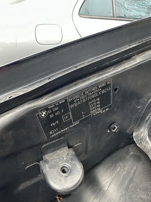 BMW x5 e53 капот.Колір 416