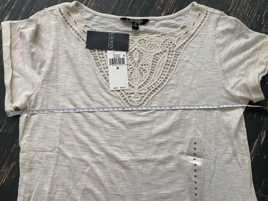 Ralph lauren. трикотажный топ футболка хлопок р M