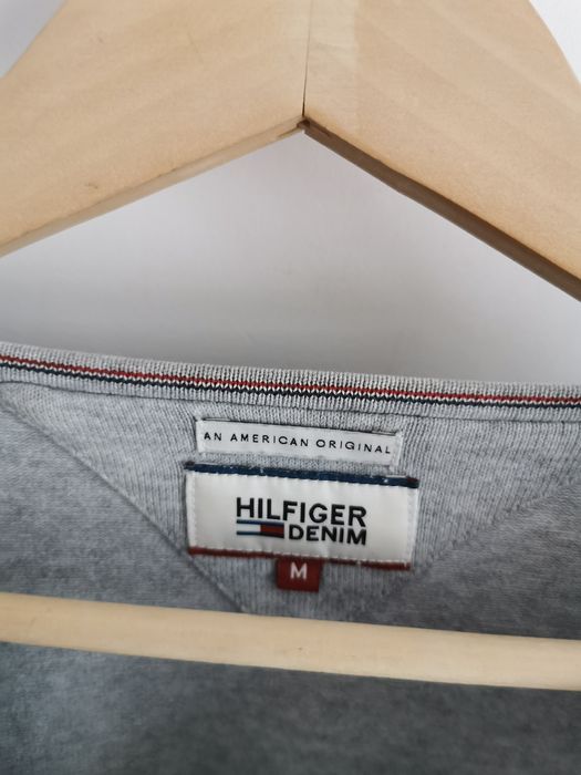 Tommy Hilfiger sweter męski logowany bawełniany M