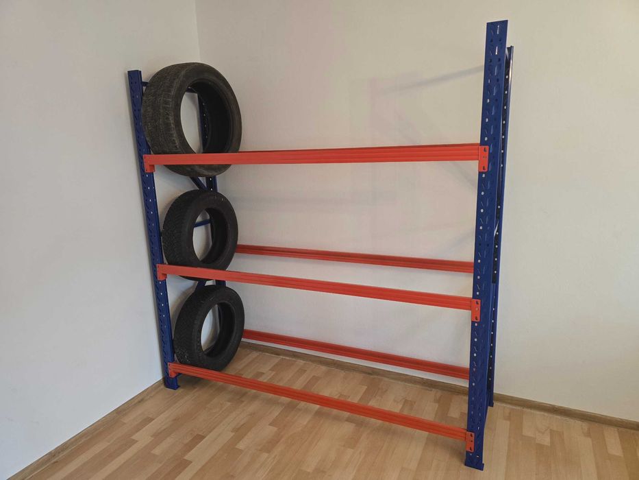 Faktura! NOWE REGAŁY metalowe 5-półkowe 200x200x60cm magazynowe garażowe NOWE