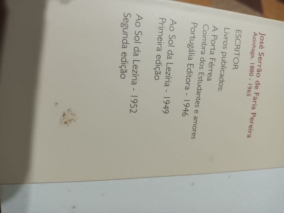 Livro Ao Sol da Leziria