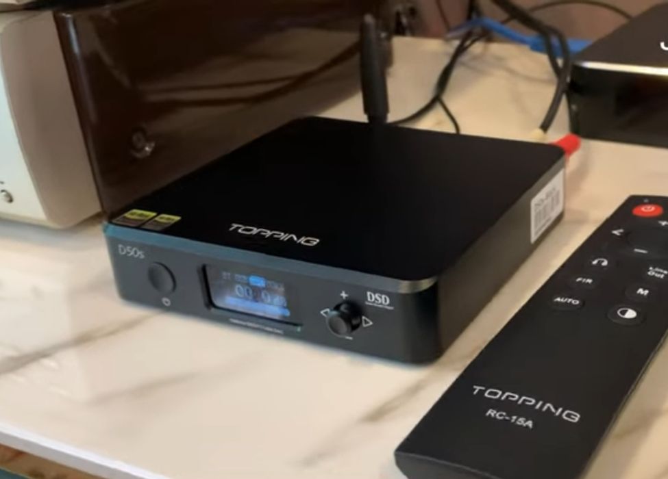 DAC Topping d50s - jak nowy - komplet - bluetooth