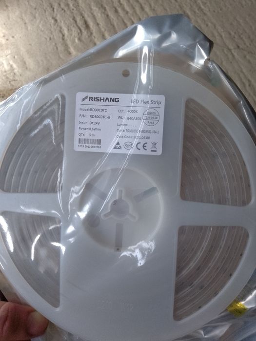 LED стрічка 4000K біла