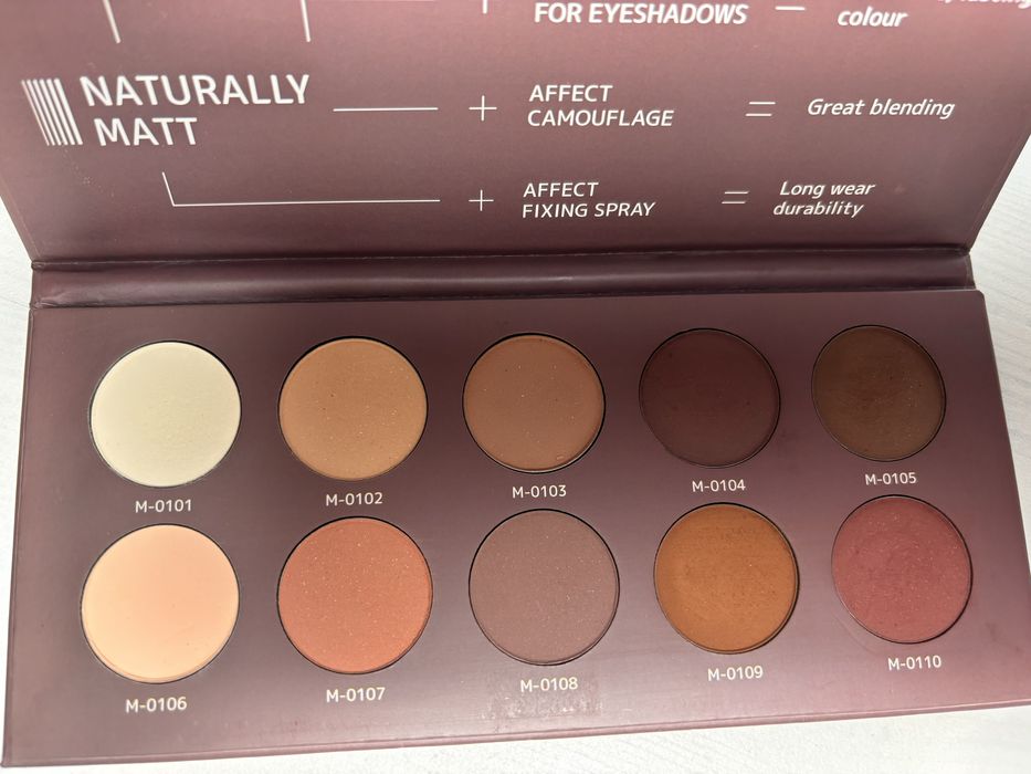 Paleta cieni Affect Naturally Matt