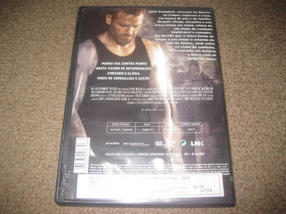 DVD "Rua A Ferro E Fogo" com Reiley McClendon