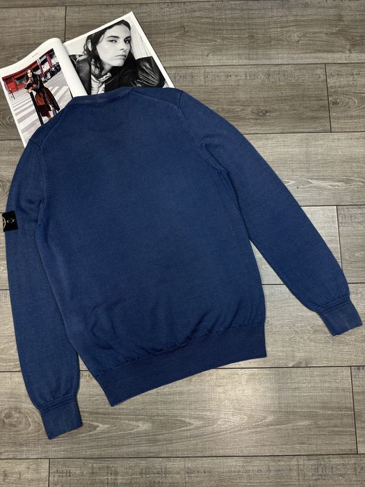Оригінальний вовняний светр stone island 6115553d4