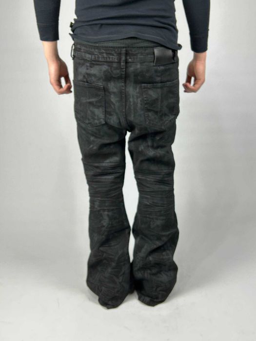 Джинси чорні штани штаны черные flared клеш джинсы кльош jeans draping