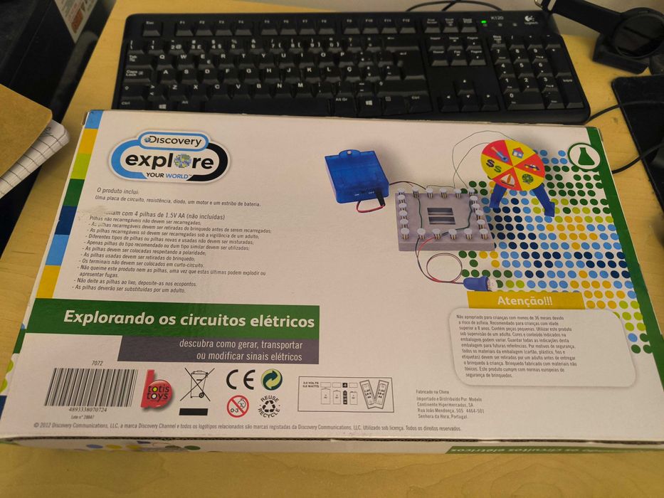 Jogo Lúdico Discovery Explore (Circuitos elétricos)425769347098224642