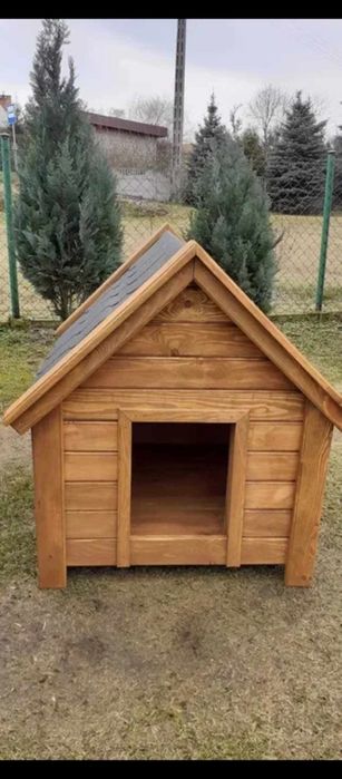 Buda duża, ocieplana, solidna, labrador, owczarek