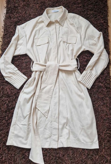 Beżowa Sukienka koszulowa Reserved L/XL