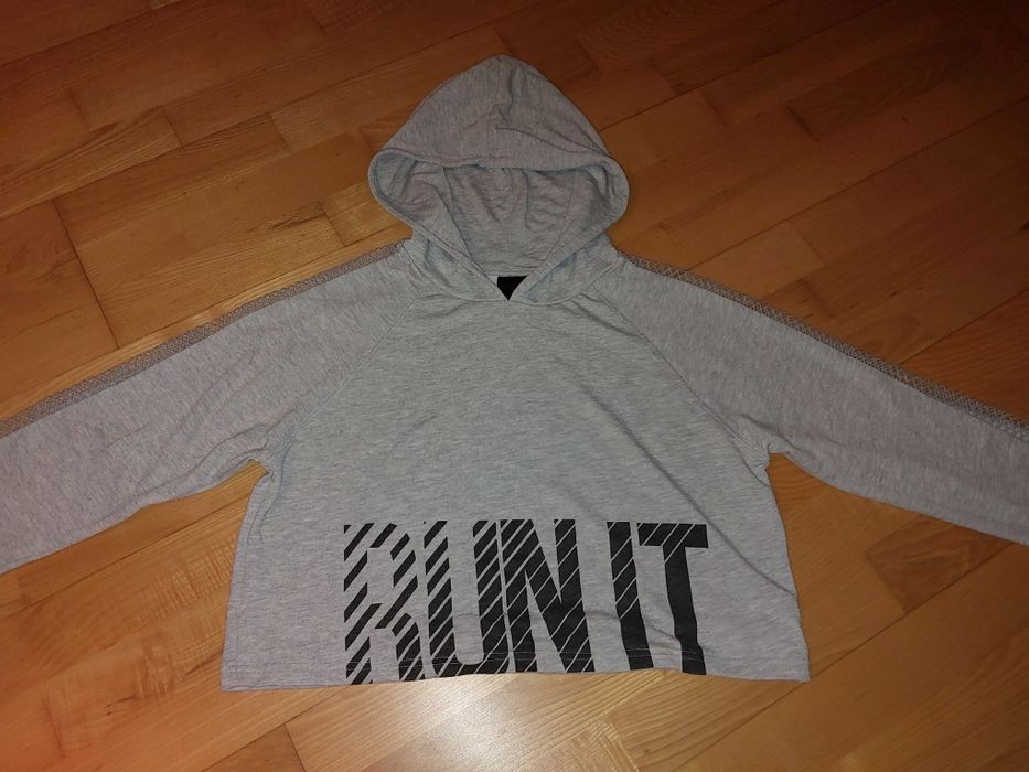 Bluza damska szara r 40 42 L xl siateczka