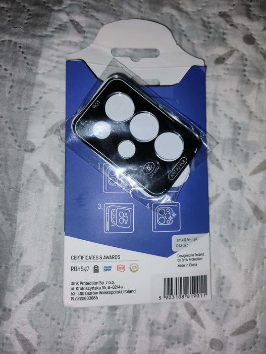 ohrona- szkło na aparat Samsung S 25 Ultra. Gratis ściereczki! NOWE